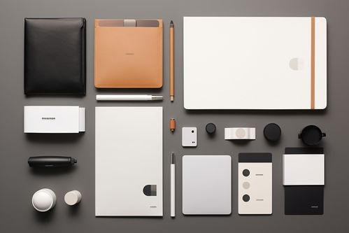 信纸办公用品VI样机效果图与摄影图 提升品牌形象的设计资源